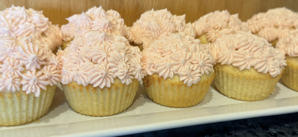 Lemon Strawberry Cupcakes