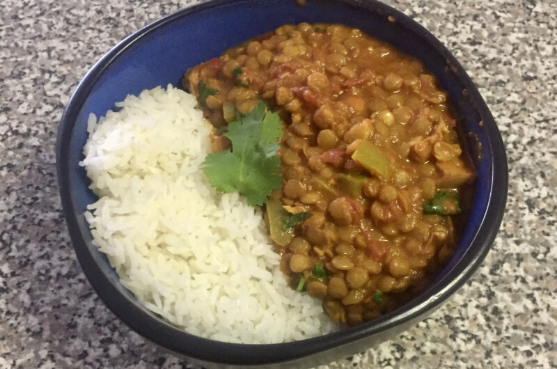 Creamy Coconut Lentil Curry (Vegan)